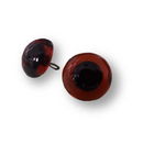 Ogen glas 20 mm zwart - aannaaibaar (op=op uit collectie)