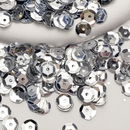 Gutermann Pailletten 6 mm - zilver sequin (9 gram)