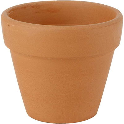 Bloempot ass. 90 mm terracotta 4 stuks 
