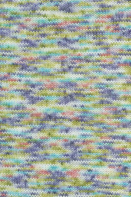 Lang Yarns Alpaca Soxx 4-Fach/4-Ply Hand Dyed 1132.0004 Lilac/Mustard Yellow/Turquoise