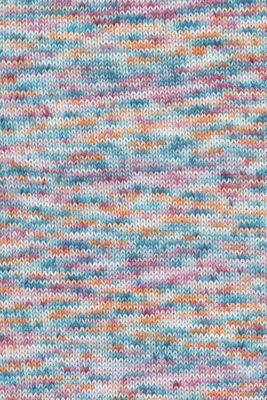 Lang Yarns Alpaca Soxx 4-Fach/4-Ply Hand Dyed 1132.0006 Orange/Turquoise/Rose