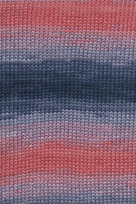 Lang Yarns Wooladdicts Glow 1158.0056 Navy/Coral
