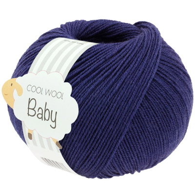 Lana Grossa Cool Wool Baby 327 blauw-paars