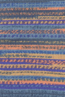 Lang Yarns Merino 120 Color 47.0005 Lilac/Orange/Mustard Yellow/Pigeon