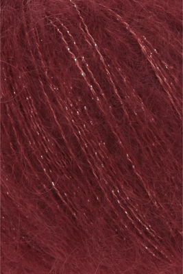 Lang Yarns Mohair Luxe Lame 797.0166 Silver - Berry
