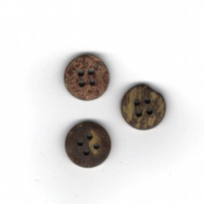 Knoop 13 mm hout gebrand