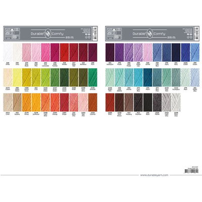 Stalenkaart Durable Comfy - kleurkaart