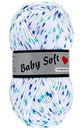 Lammy Yarns - Baby soft 601 Blauw gespikkeld
