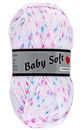 Lammy Yarns - Baby soft 602 Blauw pink gespikkeld (op=op uit collectie)