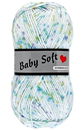 Lammy Yarns - Baby soft 604 groen aqua gespikkeld (op=op uit collectie)