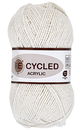 Lammy Yarns - REcycled acryl 005 wit (op=op uit collectie)