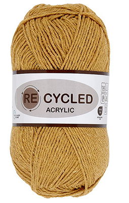 Lammy Yarns - REcycled acryl 512 oker geel op=op uit collectie 