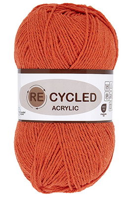 Lammy Yarns - REcycled acryl 041 oranje op=op uit collectie 