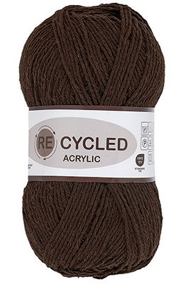 Lammy Yarns - REcycled acryl 110 bruin op=op uit collectie 