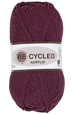 Lammy Yarns - REcycled acryl 064 paars rood op=op uit collectie 