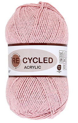 Lammy Yarns - REcycled acryl 218 licht roze op=op uit collectie 