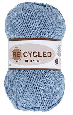 Lammy Yarns - REcycled acryl 050 licht jeans blauw op=op uit collectie 