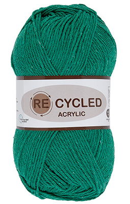 Lammy Yarns - REcycled acryl 045 groen op=op uit collectie 