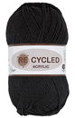Lammy Yarns - REcycled acryl 001 zwart (op=op uit collectie)