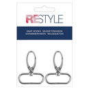 Musketonhaak 30 mm messing (2 stuks)