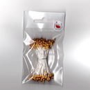 Meeldraden geel bruin 1 mm (ca 144 stuks)