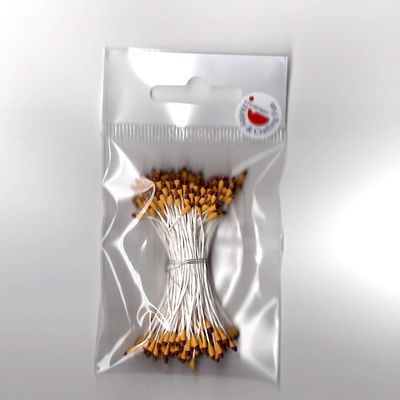 Meeldraden geel bruin 1 mm ca 144 stuks 