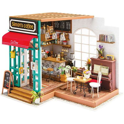 Bouwpakket 3D miniatuur koffiehoek 19-22,05-19,4 cm 578921