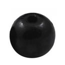kraal hout zwart 12 mm (1 stuk)