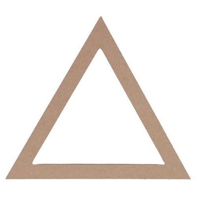 Wandhanger driehoek 25 a 6 cm 6mm 1293