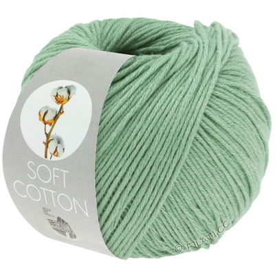 Lana Grossa Soft cotton 52 mint groen