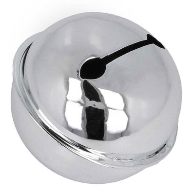 Belletje 40 mm zilver 5 stuks 