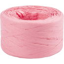 Raffia papier 503296 Roze 7-8 mm 100 meter