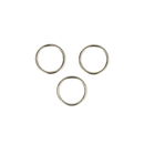 Ring metaal rond 20 mm nickel