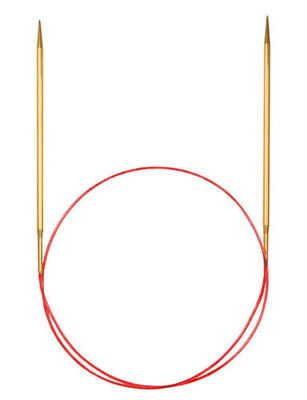 Addi Rondbreinaald LACE 80 cm - nr 3,75 - messing - Wooladdict