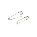 Speld metaal 75 mm zilver