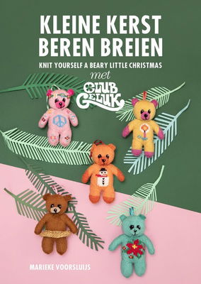 Kleine kerst beren breien op=op uit collectie 