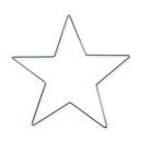 Frame metaal ster 65 cm