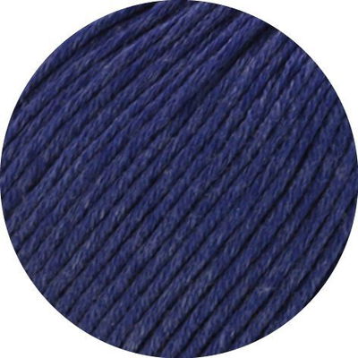 Lana Grossa Soft cotton 46 blauw paars 