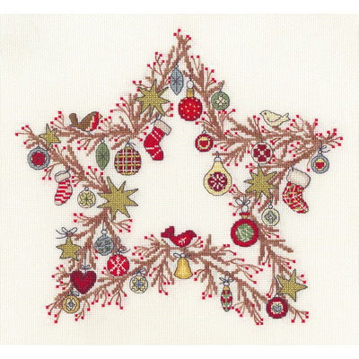 Borduurpakket kerst - Star of Wonder