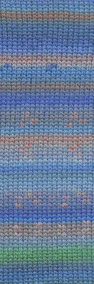 Lang Yarns Mystery 1125.0018 Blue/Petrol/Brown