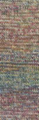 Lang Yarns Wooladdicts Move 4ply 1126.0017 Green/Anthracite/Petrol/Purple