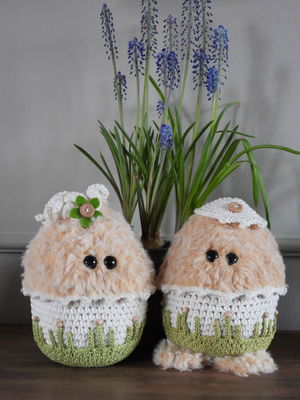 Haakpakket Funny Furry Eggy