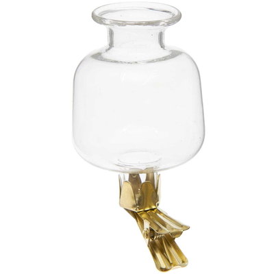 Mini vaasje met clip 4 x 7,5 cm 2 stuks rico 700523