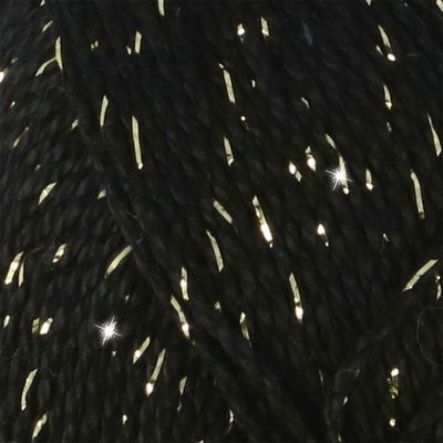 Scheepjes Catona Shine 110-G Jet Black - Gold