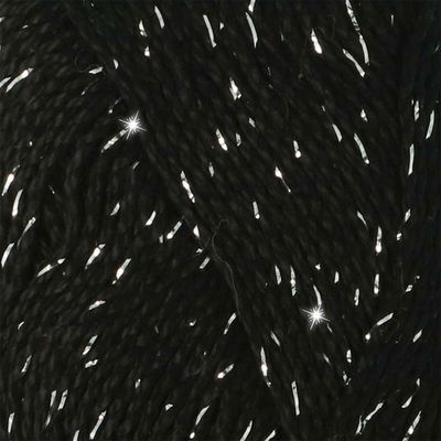 Scheepjes Catona Shine 110-S Jet Black - Silver