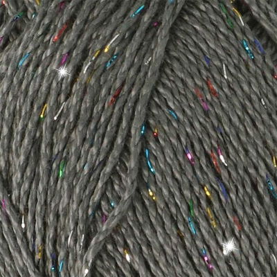 Scheepjes Catona Shine 242-R Metal Grey - Rainbow