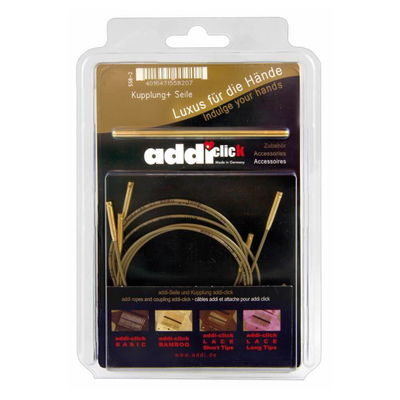 Addi - click kabels Nature set 3 kabels en koppelstuk