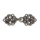 Haak Noorse vestsluiting 45 mm 23344