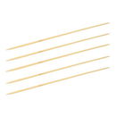 Breinaalden 40 cm zonder knop nr 8 - hout (4 stuks) (op=op)