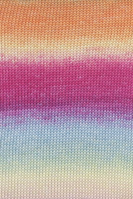 Lang Yarns Quattro Dégradé 1088.0018 Orange/Berry/Yellow